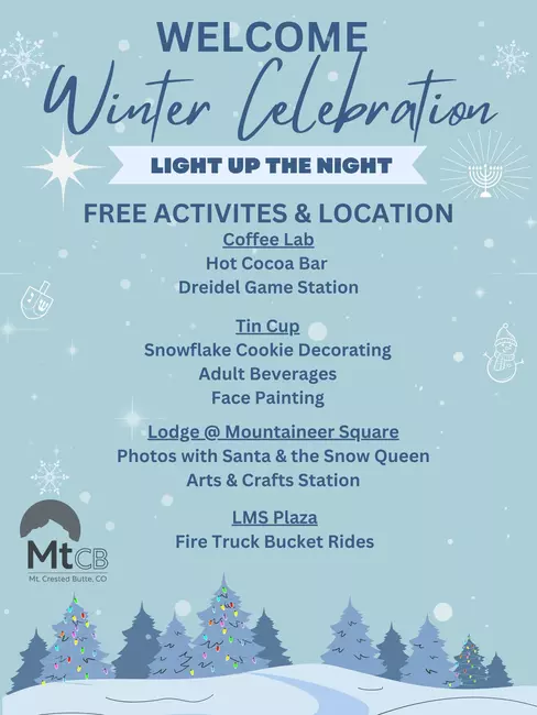 list of free activities and locations in Mountaineer Square